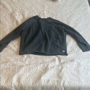 Vuori Navy Ribbed Sweatshirt